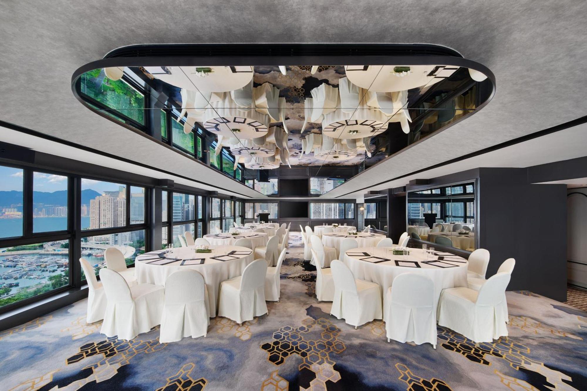 מלון The Park Lane Hong Kong, Autograph Collection מראה חיצוני תמונה The 3D rendering of the interior of the restaurant